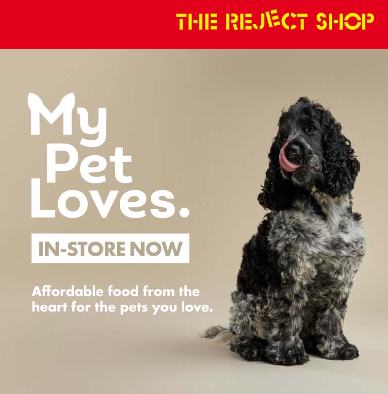 The Reject Shop my pet loves SBM