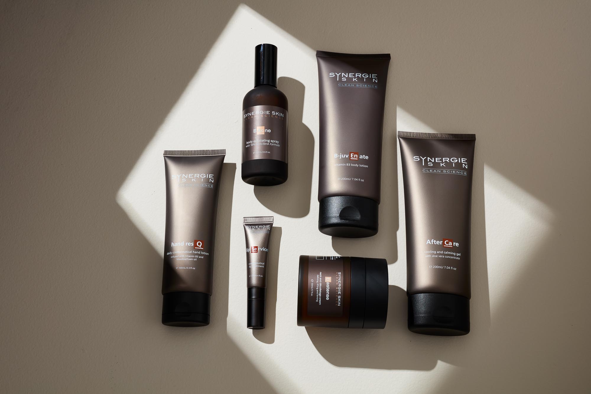 synergie skin product photography